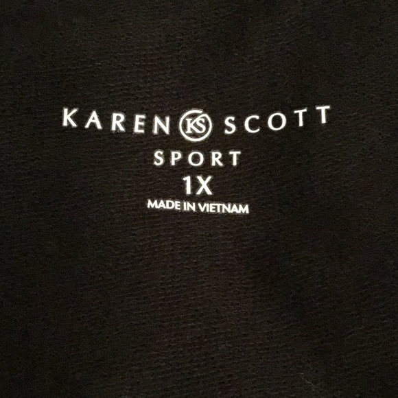 KAREN SCOTT PLUS SIZE BLACK RIBBON TRIM JACKET - Picture 8 of 11